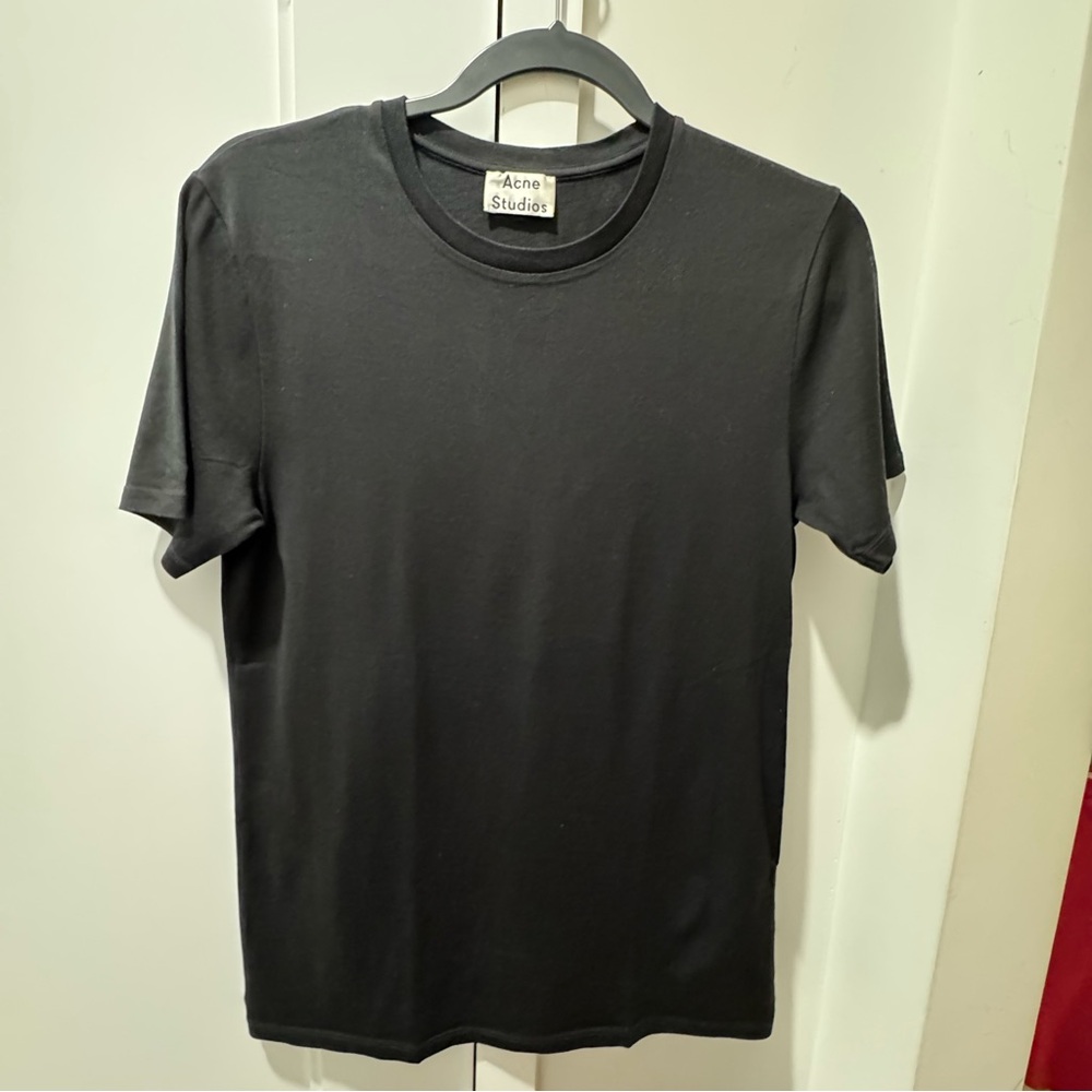 Acne Studios Charcoal Men's Short Sleeve Tee